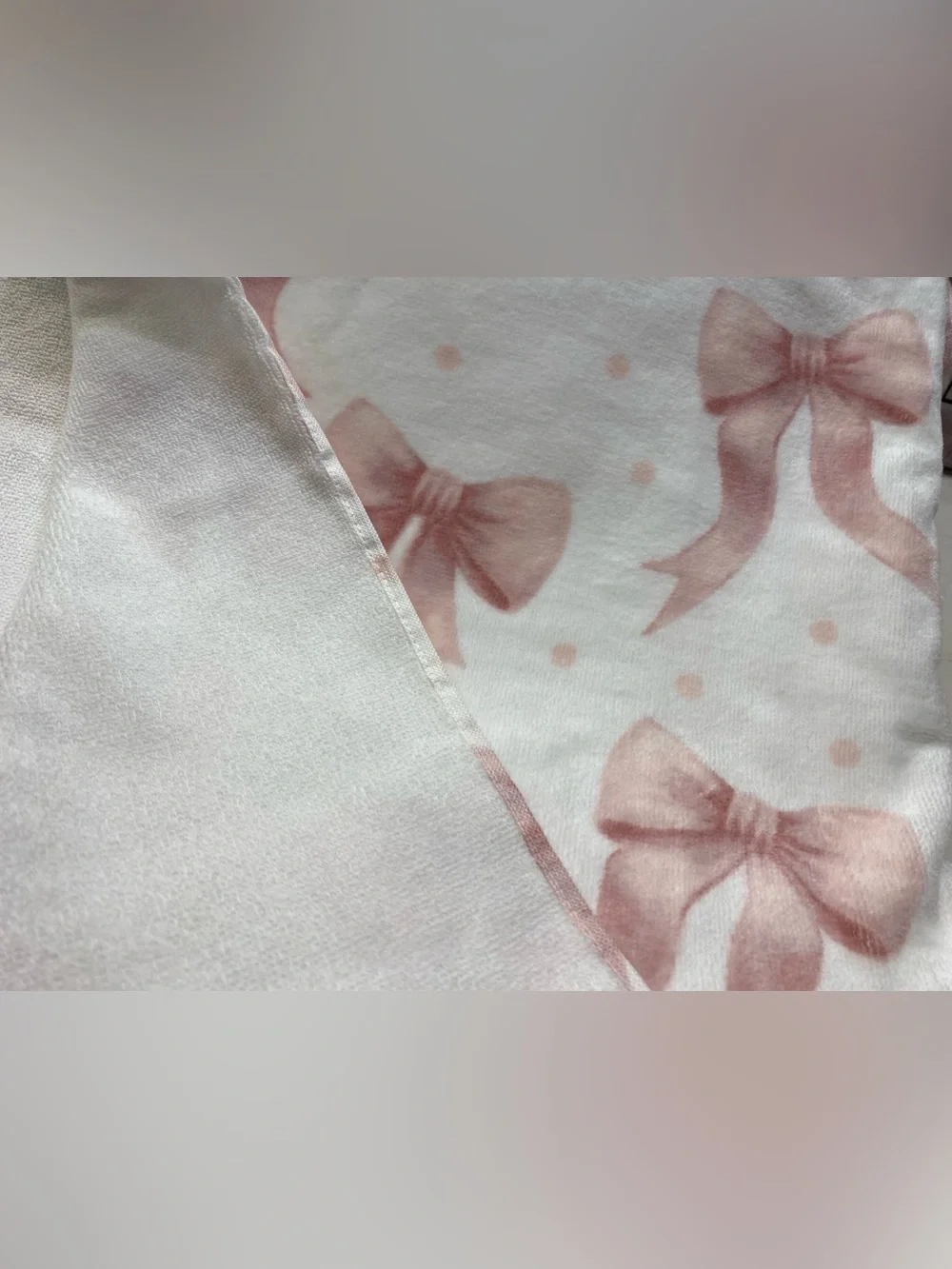 DC Designs ❤️ light baby Pink Bows(1)Bath&(2) Hand Towels set NWT